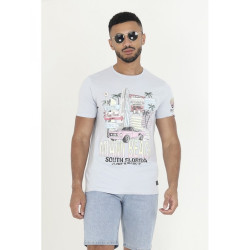 CAMISETA MIAMI CELESTE