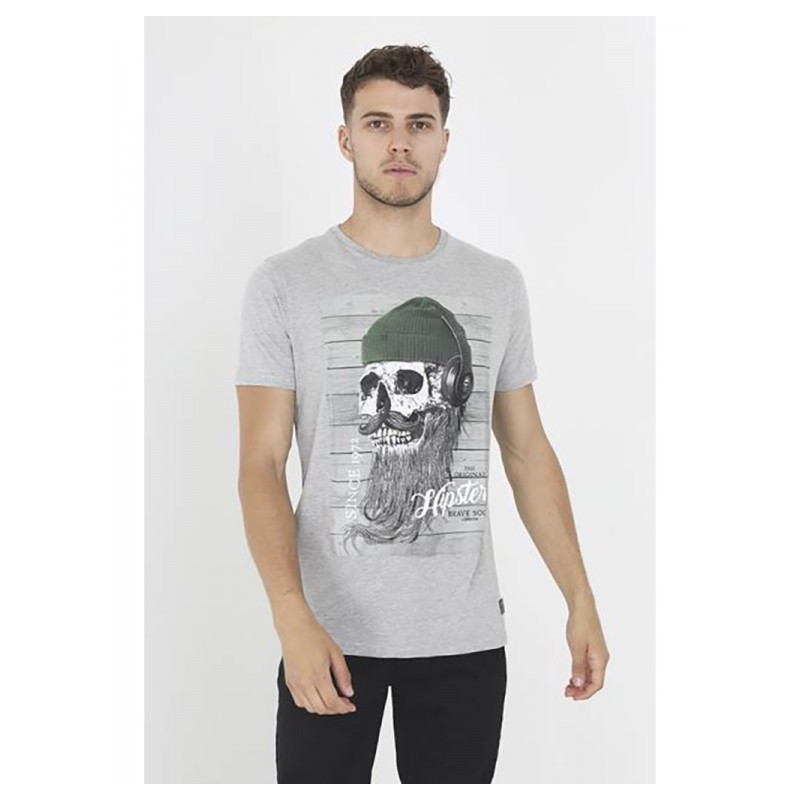 CAMISETA HIPSTER GRIS