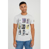 CAMISETA CASSETTE GRIS