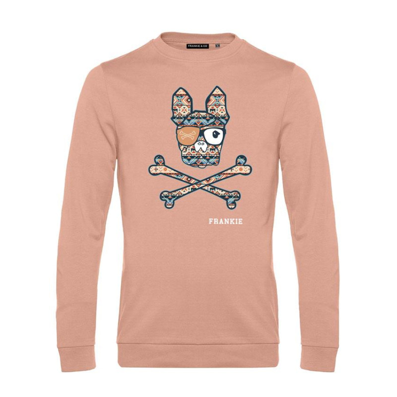 SUDADERA PRINT ETNICO NUDE