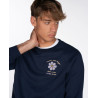 SUDADERA PREPPY SCENE DARK BLUE