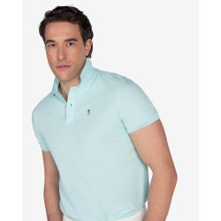 POLO RETRO TURQUOISE