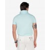 POLO RETRO TURQUOISE