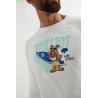 SUDADERA MR.WILLIOT SURFER BLANCA