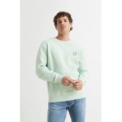SUDADERA LOGO ETNICA TURQUESA