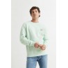 SUDADERA LOGO ETNICA TURQUESA
