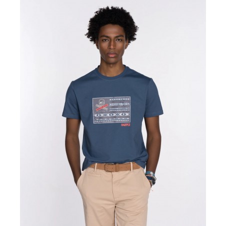 CAMISETA USA WASH BLUE