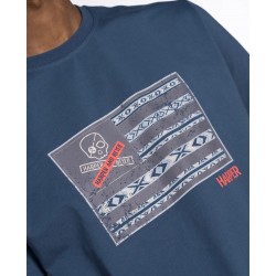 CAMISETA USA WASH BLUE