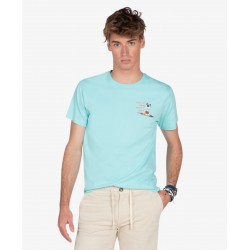 CAMISETA WAVES TURQUOISE