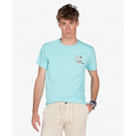 CAMISETA WAVES TURQUOISE