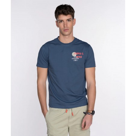CAMISETA TOMCAT WASH BLUE