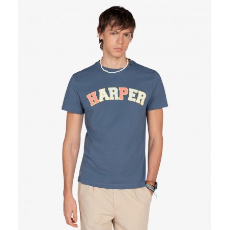 CAMISETA LOS ANGELES WASH BLUE