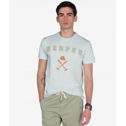 CAMISETA RETRO TURQUOISE