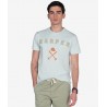 CAMISETA RETRO TURQUOISE
