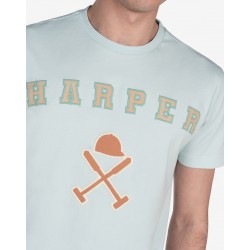 CAMISETA RETRO TURQUOISE