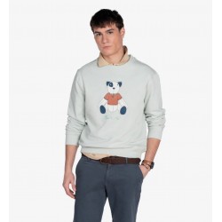 SUDADERA TEDDY LIGHT TURQUOISE