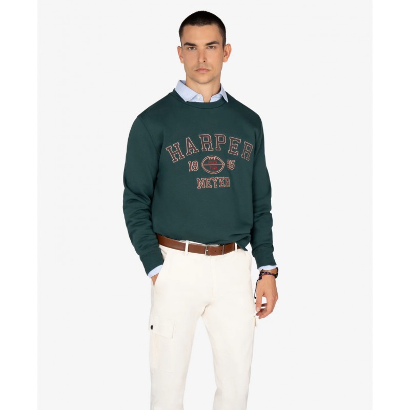 SUDADERA RUGBY GREEN BOTTLE