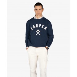 SUDADERA NEW ENGLAND NAVY BLUE
