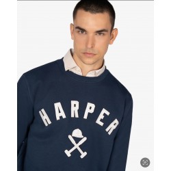 SUDADERA NEW ENGLAND NAVY BLUE