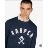 SUDADERA NEW ENGLAND NAVY BLUE