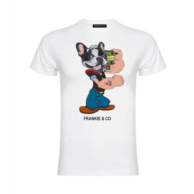 CAMISETA FRANKIE EL MARINO BLANCA