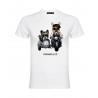 CAMISETA MOTORBIKE DOGS BLANCA