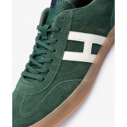 SNEAKER HAMPTONS SUEDE GREEN BOTTLE