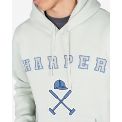 SUDADERA RETRO HOODIE SKY GRAY