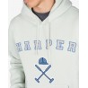 SUDADERA RETRO HOODIE SKY GRAY
