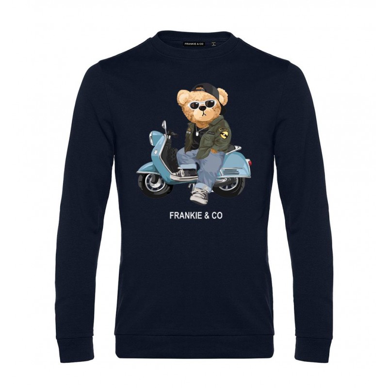 SUDADERA VESPA BEAR AZM
