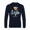SUDADERA VESPA BEAR AZM