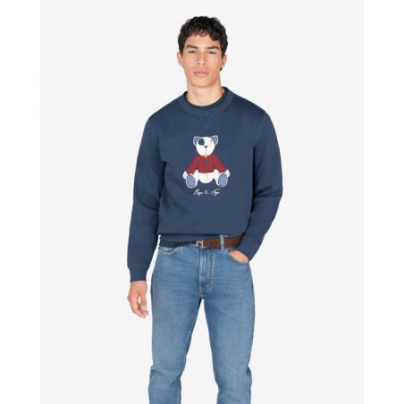 SUDADERA TEDDY NAVY BLUE