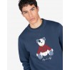 SUDADERA TEDDY NAVY BLUE