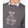SUDADERA FLUFFY BEAR ANTHRACITE