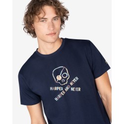 CAMISETA SKULL NAVY BLUE