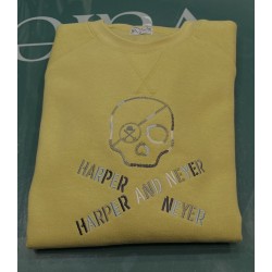 SUDADERA SKULL OCHRE YELLOW
