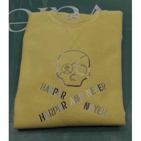 SUDADERA SKULL OCHRE YELLOW