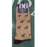 CALCETINES CIERVOS BEIGE