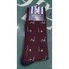 CALCETINES GOLF BURDEOS