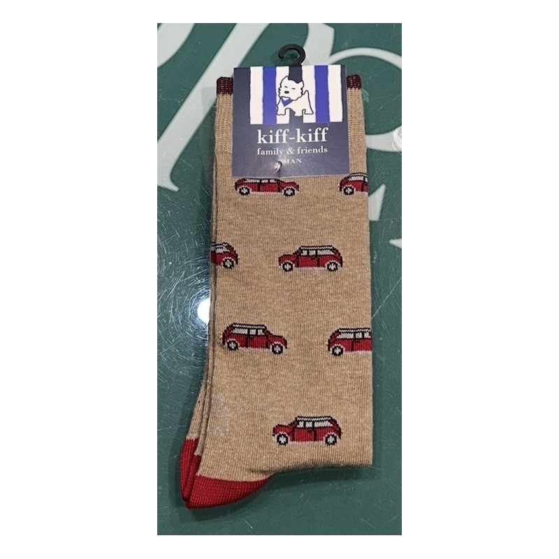 CALCETINES COCHES BEIGE
