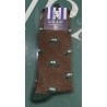 CALCETINES COCHES MARRON
