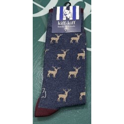 CALCETINES CIERVOS AZUL JEANS