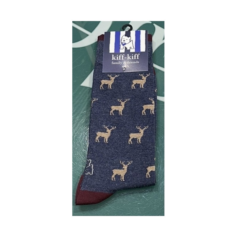 CALCETINES CIERVOS AZUL JEANS
