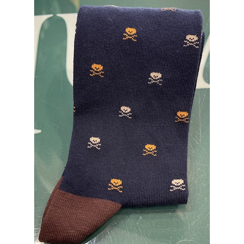 CALCETINES CALAVERAS AZUL MARINO