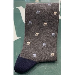CALCETINES CALAVERAS GRIS