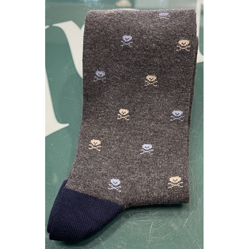 CALCETINES CALAVERAS GRIS