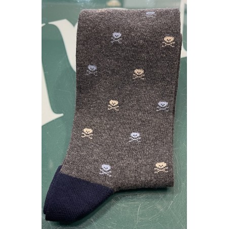 CALCETINES CALAVERAS GRIS