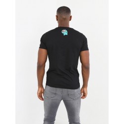 CAMISETA CARTA DE AJUSTE NEGRA