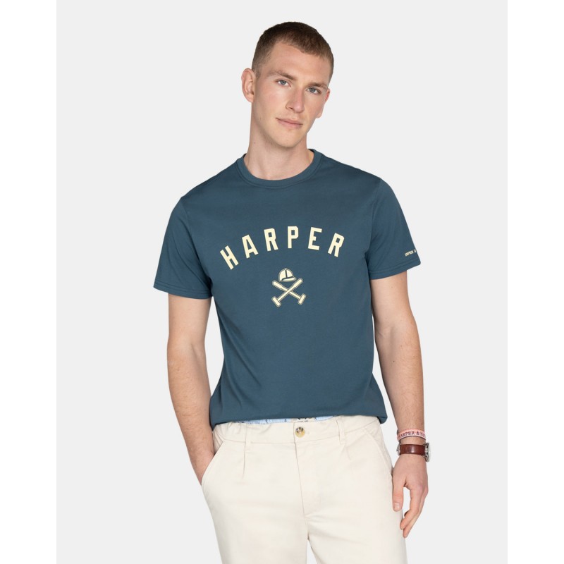 CAMISETA NEW ENGLAND NAVY GREY