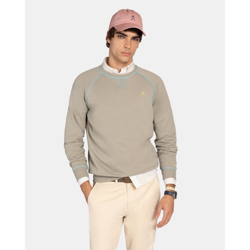 SUDADERA CONTRAST RAGLAN